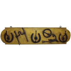 Folky Rustic Western Hat and Coat Rack 4
