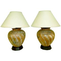 Pair of 1980s Lamps from Estate Designed by Steve Chase 1