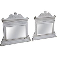 Pair of Cast Iron Mirrors