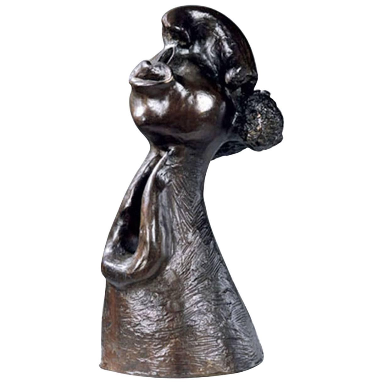 Bronze Sculpture "The Androgyne" by Jacques Tenenhaus For Sale