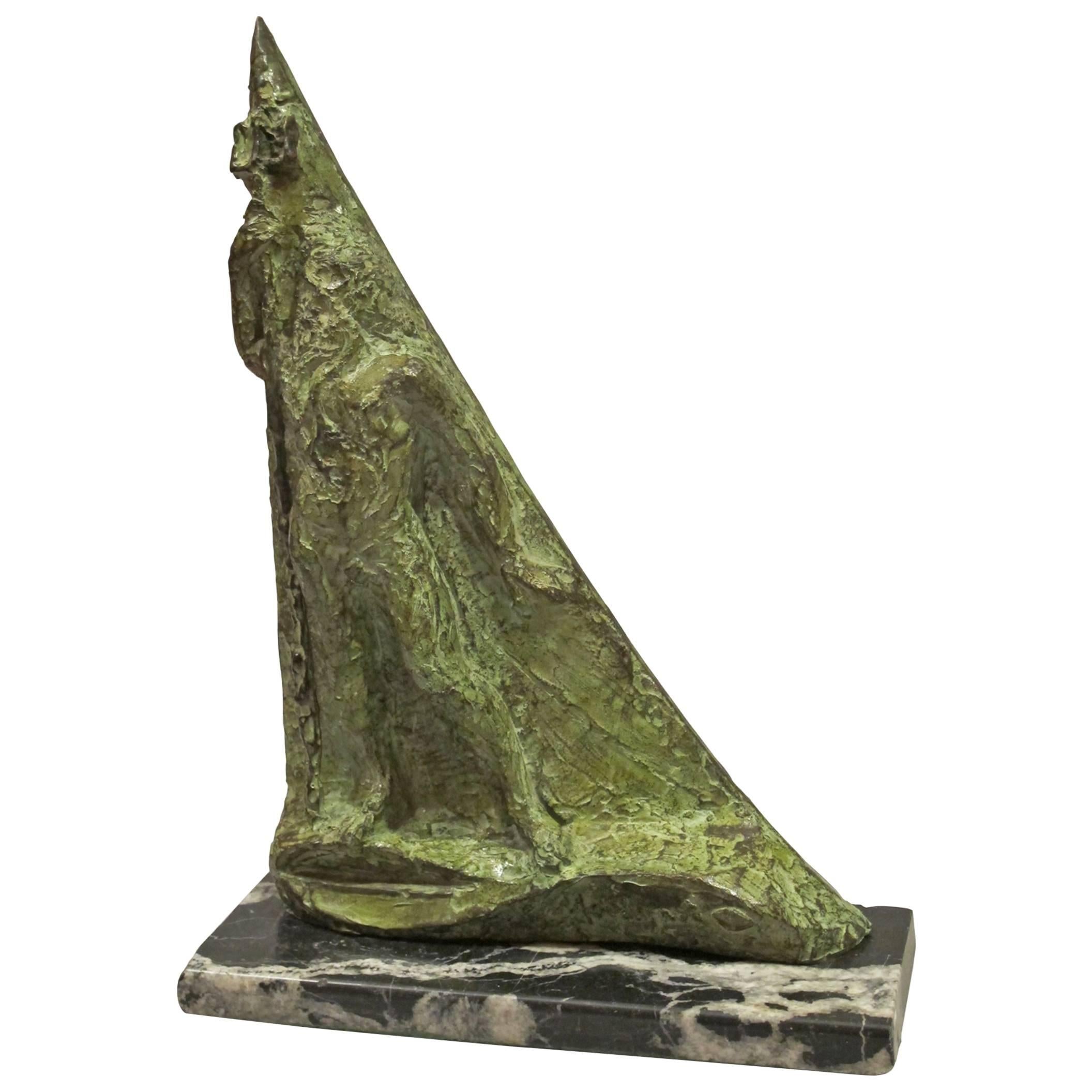 Bronze Sculpture "Neptune" by Edmond Moirignot For Sale