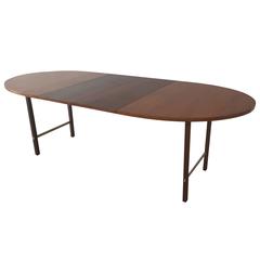 Walnut Dining Table with Two Leaves by Paul Mccobb Irwin Collection for Calvin