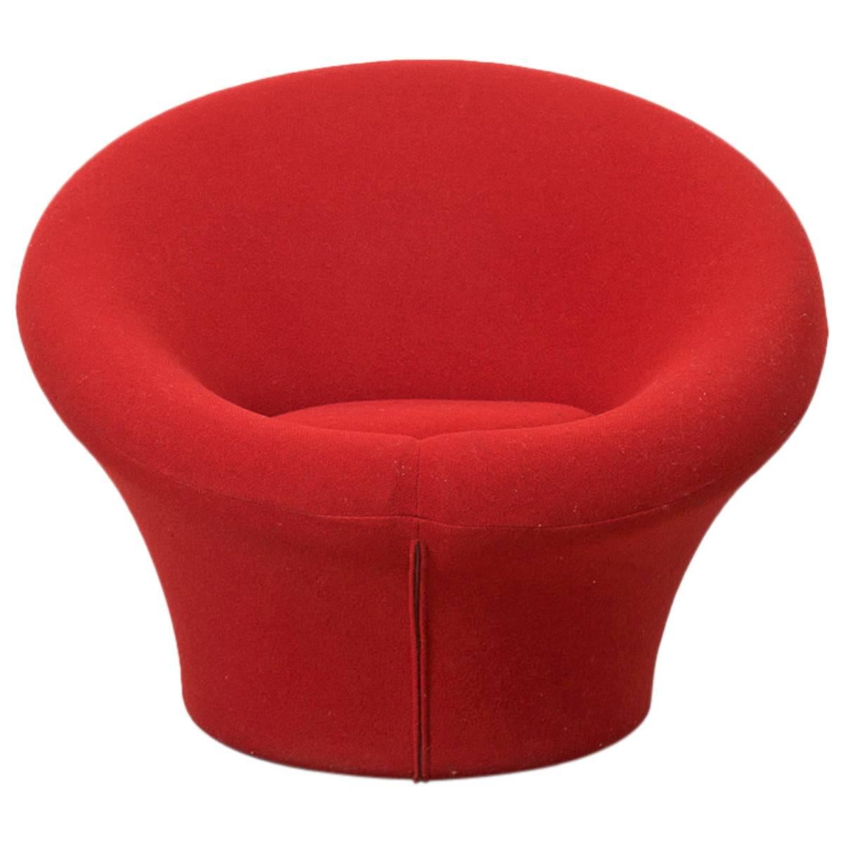 Red Pierre Paulin Mushroom Chair for Artifort, 1960