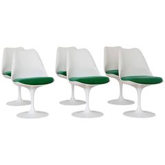 Eero Saarinen 1970s Tulip Dining Chairs for Knoll Associates