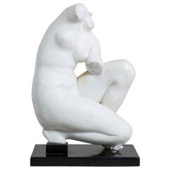 18th Century Marble Fragment Sculpture of Diana 11