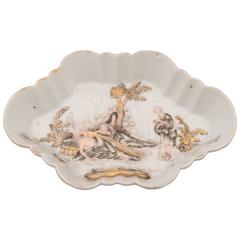 Chinese export porcelain ‘Lamentation of Christ’ miniature tray, 18th century