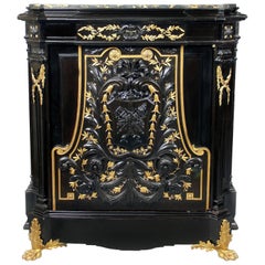 Late 19th Century Gilt Bronze Mounted Cabinet by J.B.A. Lanneau