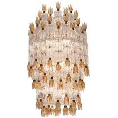 Barovier & Toso, a Large and Extraordinary Murano Glass Chandelier