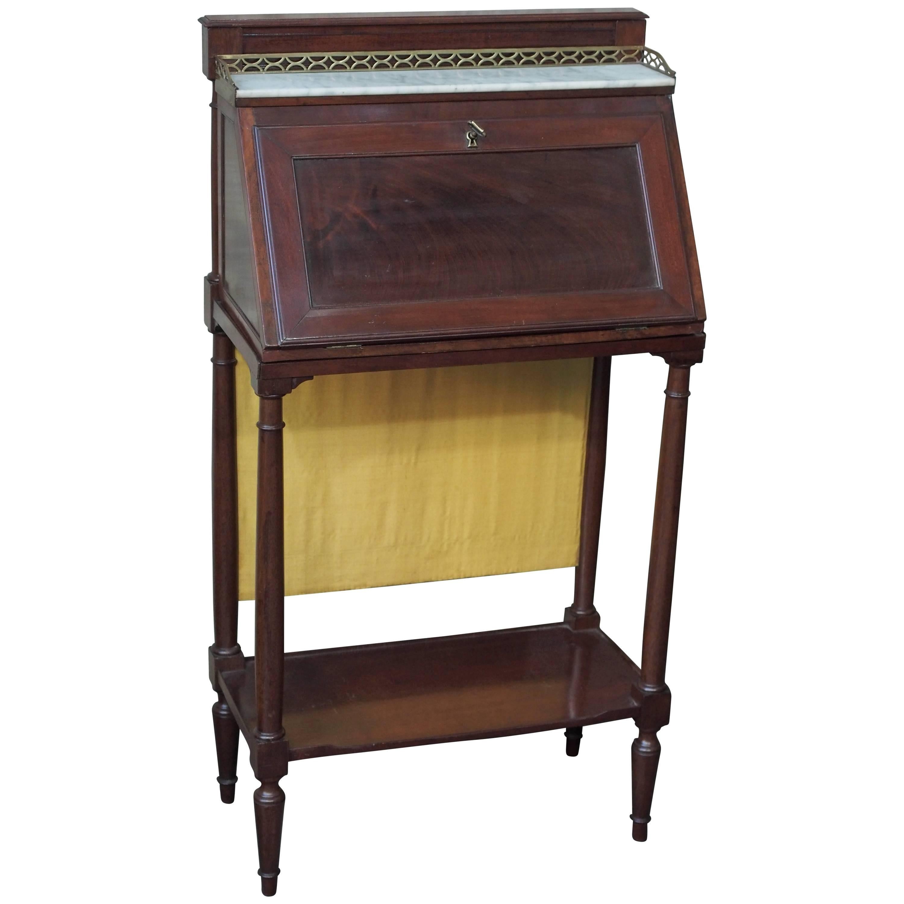 Unusual Small French Directoire or Empire Transition Desk For Sale