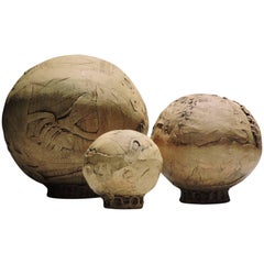 American Studio Pottery Spherical Sculptural Forms
