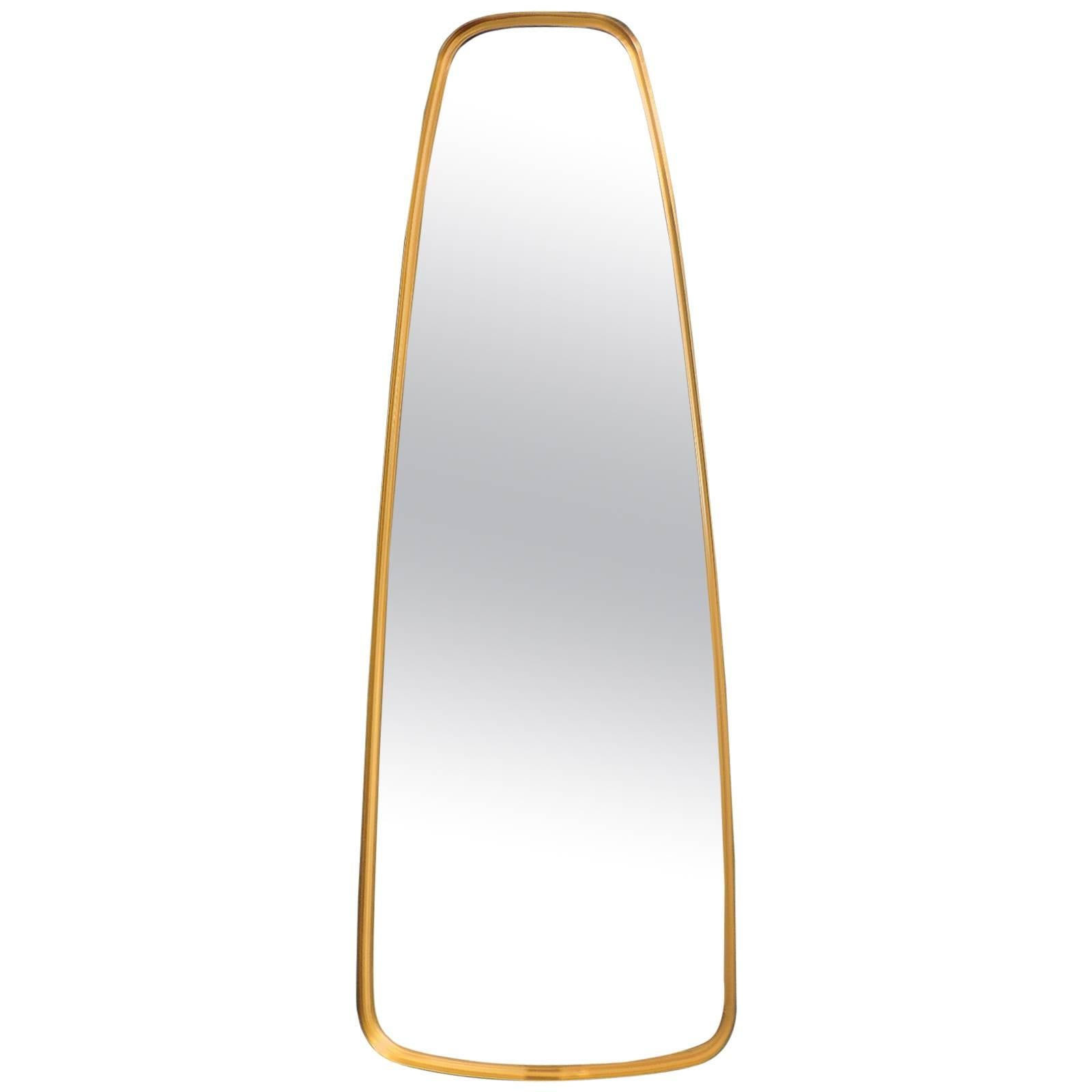  Oblong Brass Mirror