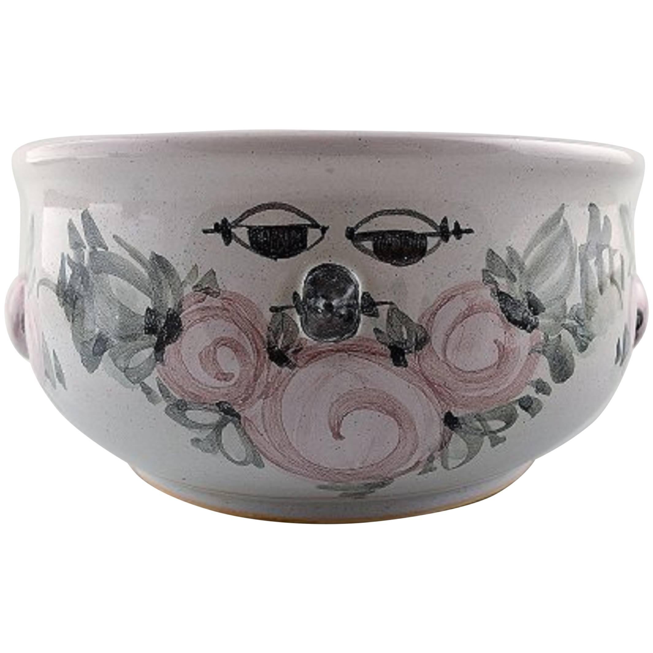 Pot à fleurs en céramique unique de Bjorn Wiinblad en vente