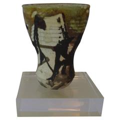 Paul Soldner Raku Vessel 7