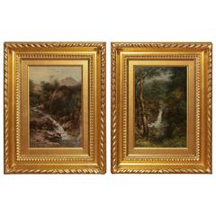 Pair of Oils by William Ward Gill