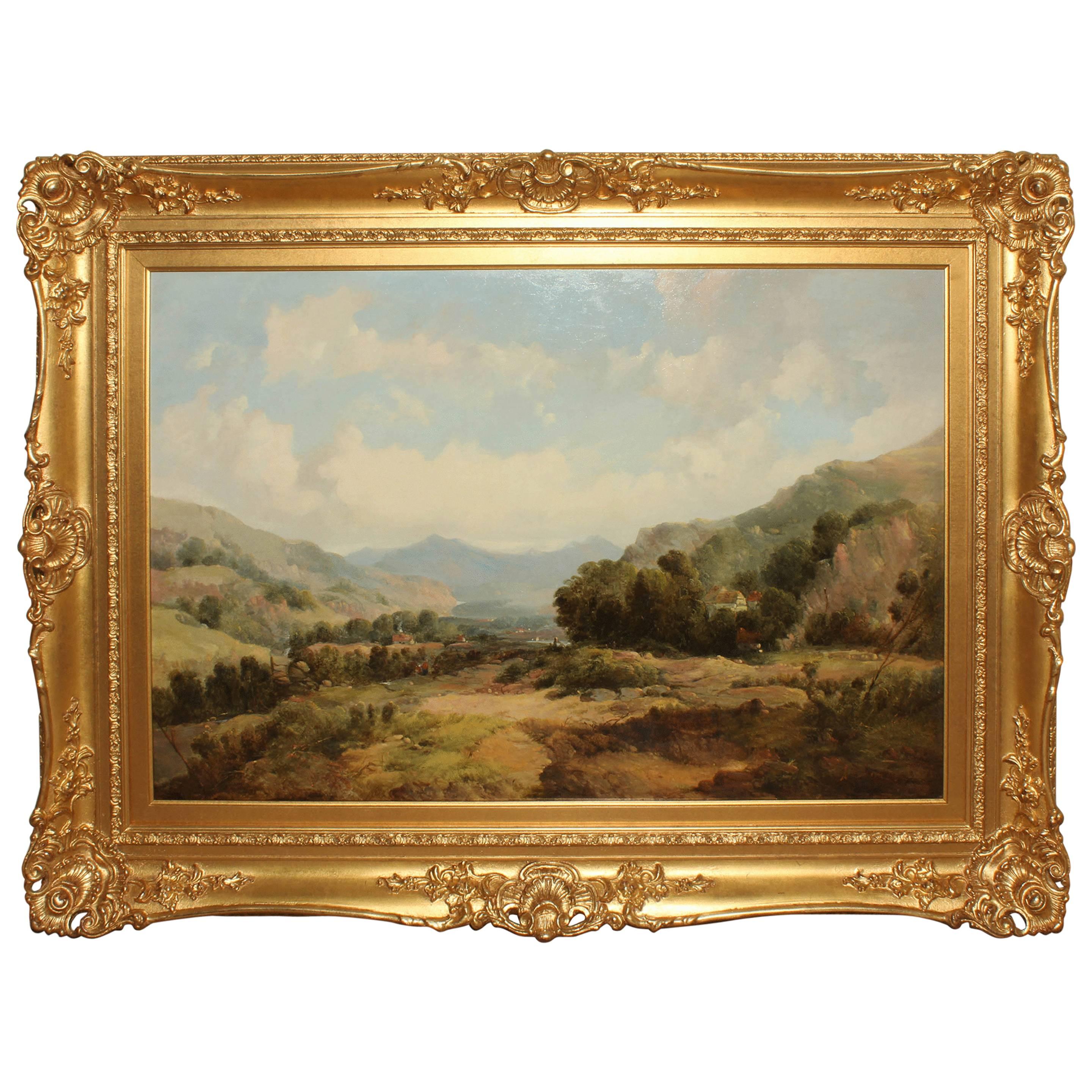 Oil Painting by Alfred Henry Vicker For Sale