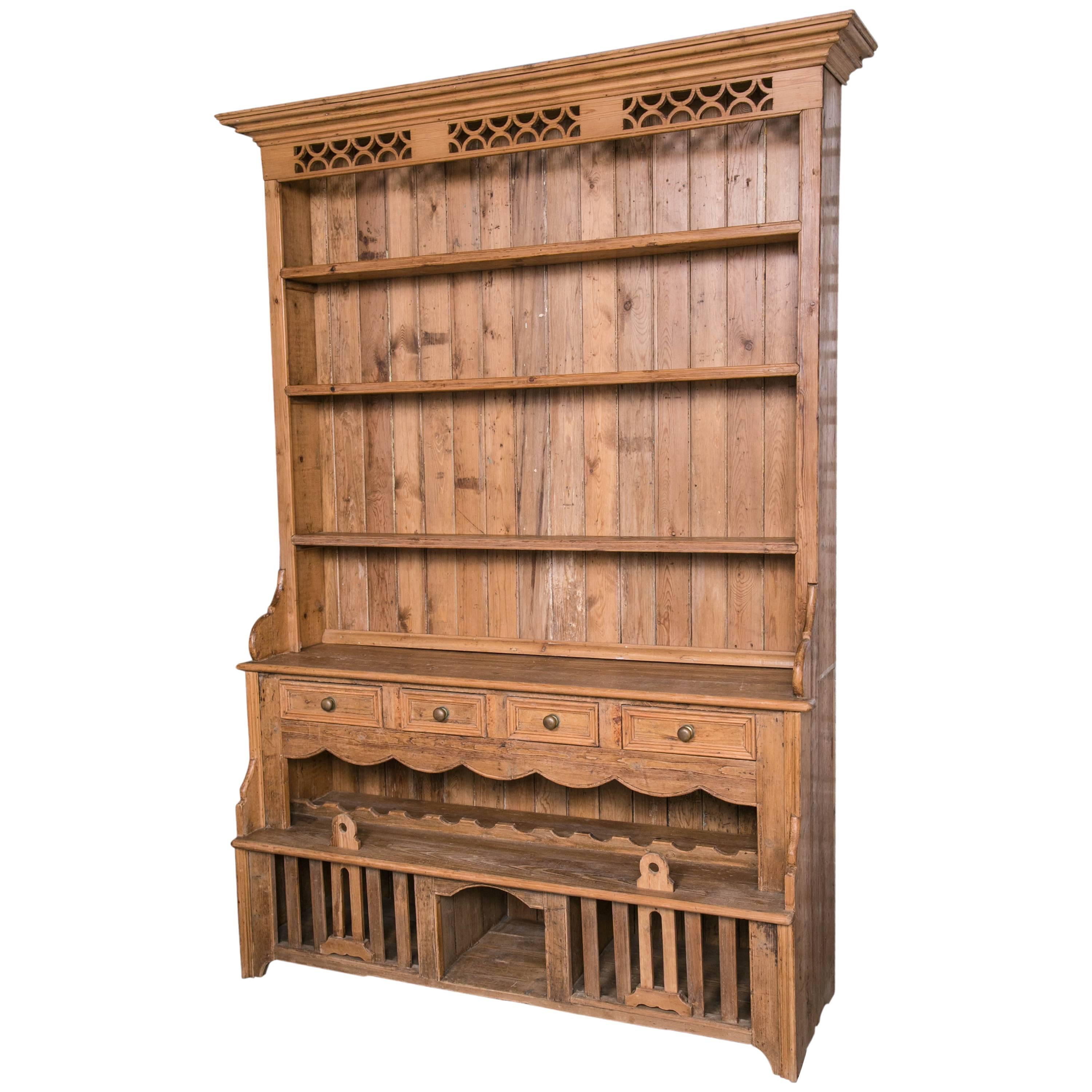 English Pine "Chicken Coop" Cupboard