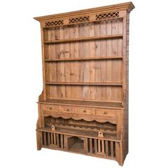 Antique English Pine "Chicken Coop" Cupboard