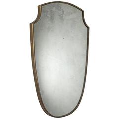 Shield Shaped  Modern Italian Mirror 