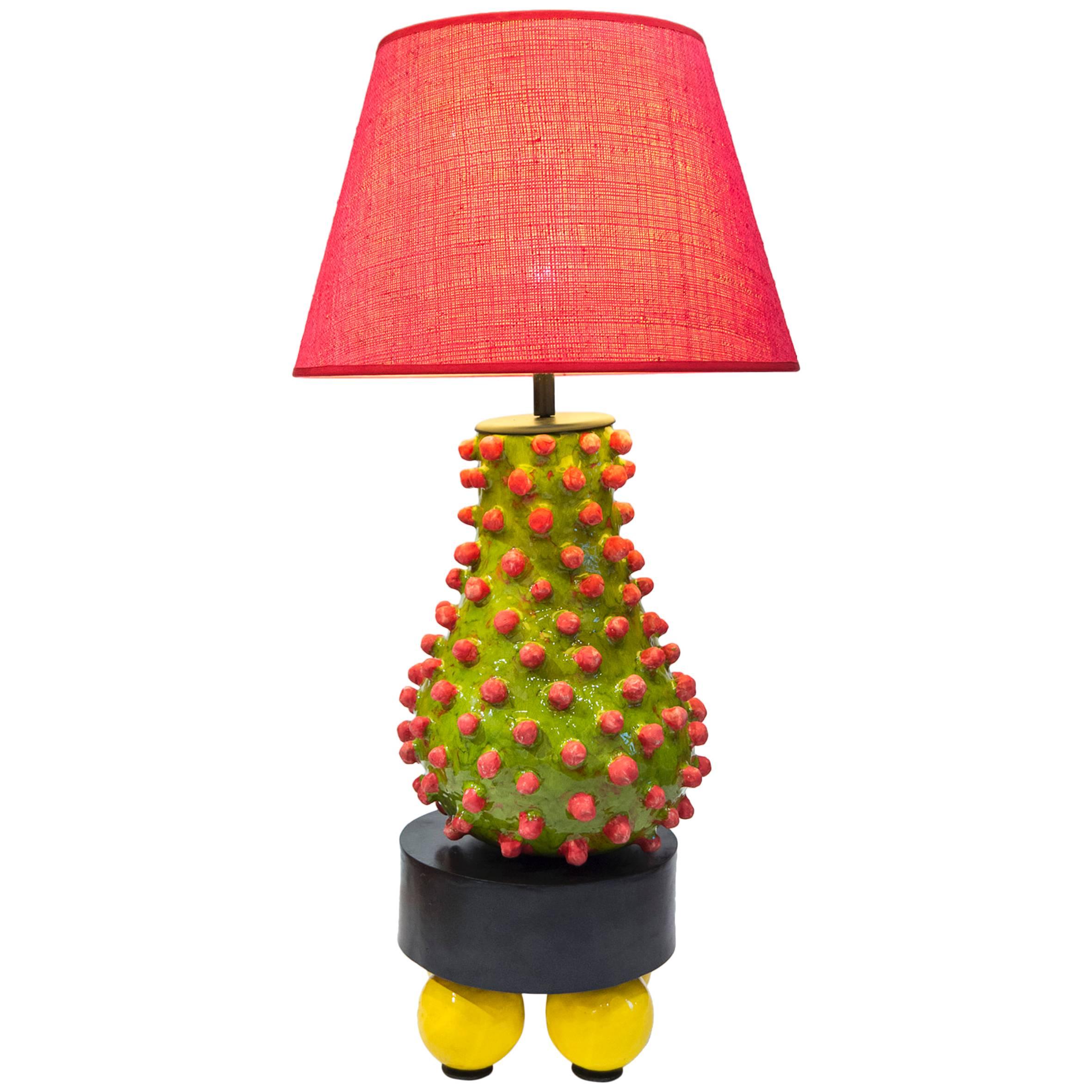Alice Gavalet, Unique Large Table Lamp, Loulou, 2015 For Sale