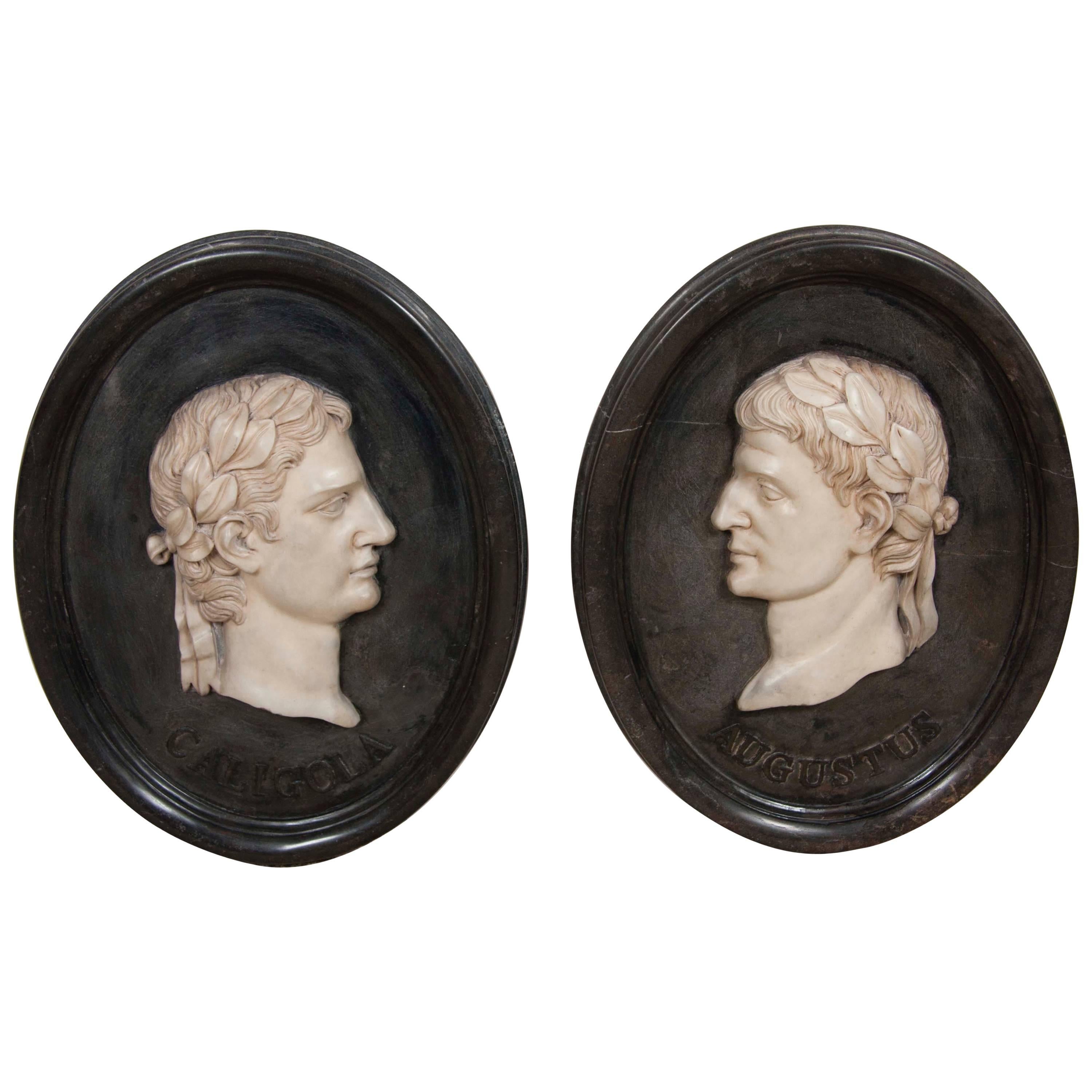 Grand Tour Marble Plaques, 19th Century