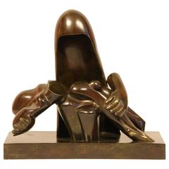 Bronze Sculpture "Piéta" by Edouard Solorzano