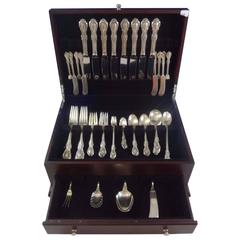 Wild Rose by International Sterling Silver Flatware Service Eight Set 3