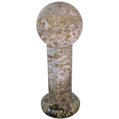 Scultura Jaru in lucite e foglia d'oro 24 carati
