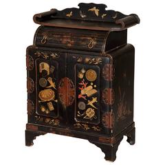 Antique Chinoiserie Miniature Cabinet