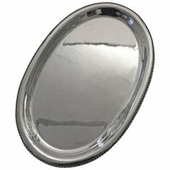 Georg Jensen Large Sterling Silver Tray