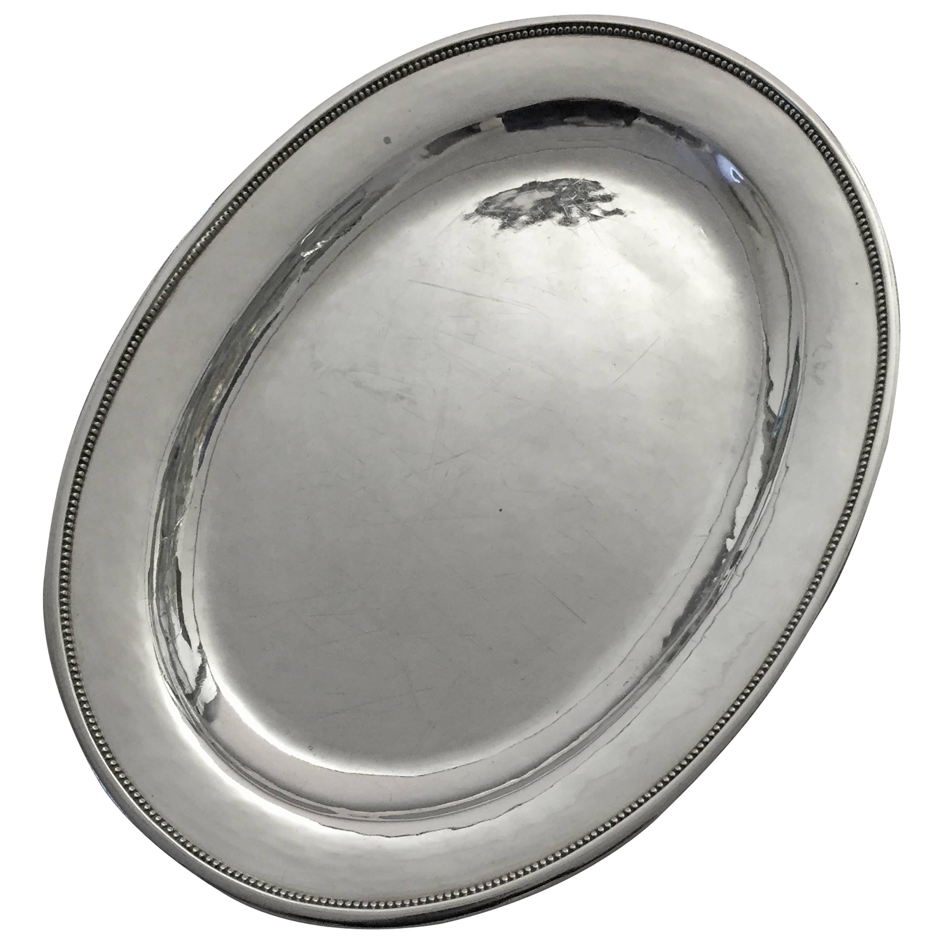 Georg Jensen Sterling Silver Tray For Sale