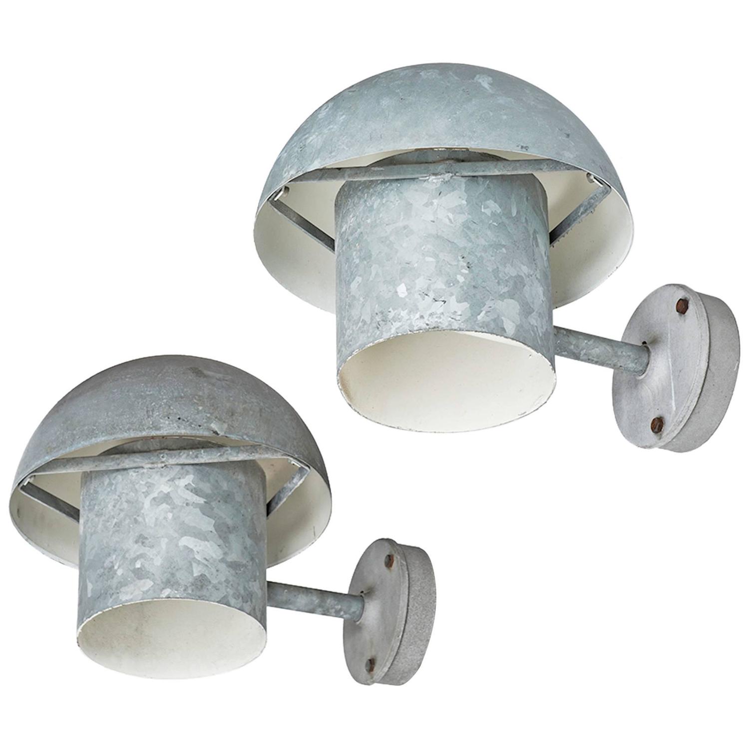 Bjarne Bech Outdoor Wall Lamps By Louis Poulsen In Denmark At 1stdibs