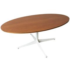 Rare Oval Coffee Table by Richard Schultz for Knoll