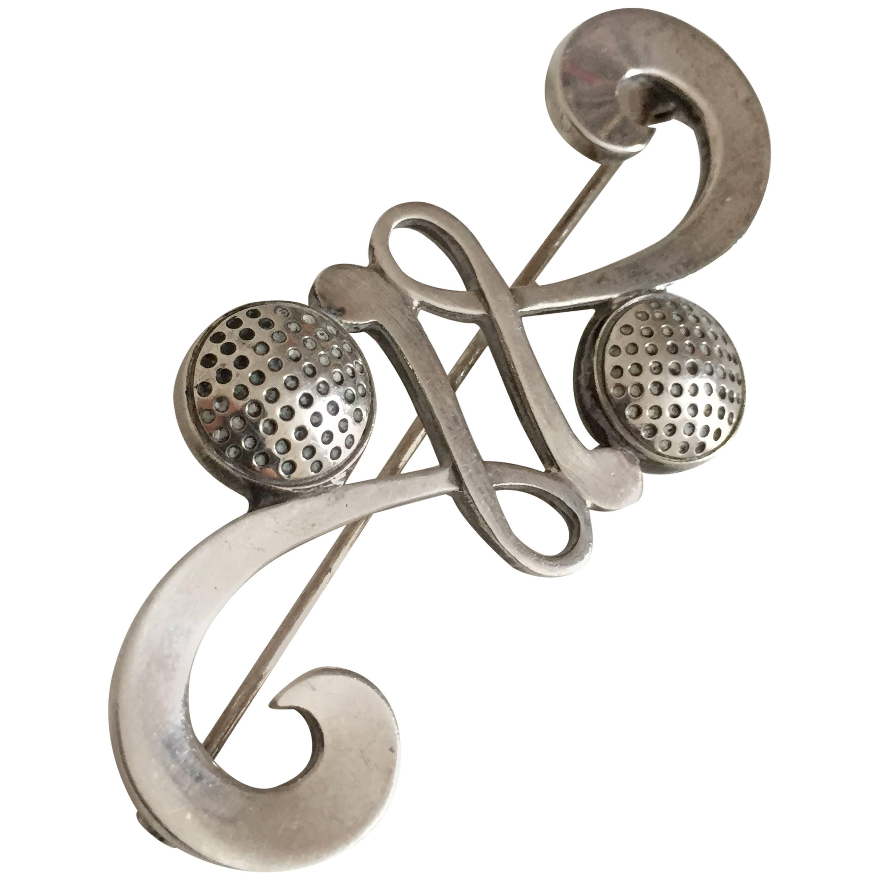 Mogens Bjørn-Andersen Sterling Silver Brooch