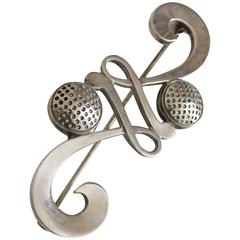 Mogens Bjørn-Andersen Sterling Silver Brooch