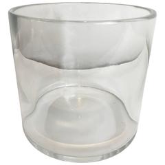 Large Baccarat Cylinder Vase