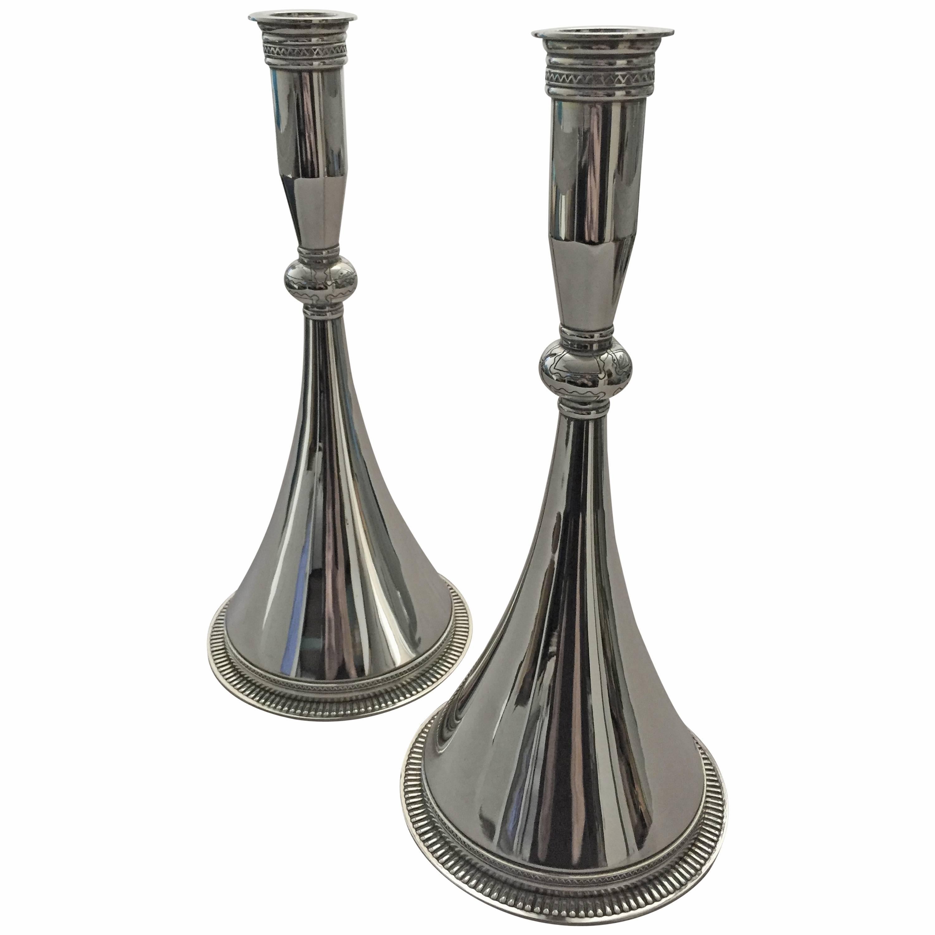 Wiwen Nilsson "Byzantine" Candlesticks from 1957 For Sale