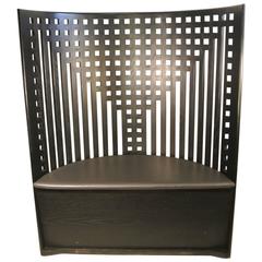 Demilune Chair by Charles Rennie Mackintosh for Cassina, circa 1980