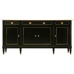 Jansen Inspired Louis XVI Style Ebonized Buffet