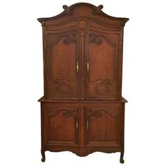 Large and Stately French Provincial Buffet du Corps Cabinet