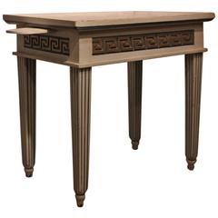 Late 18th Century Danish Painted and Tiled Neoclassical Side Table