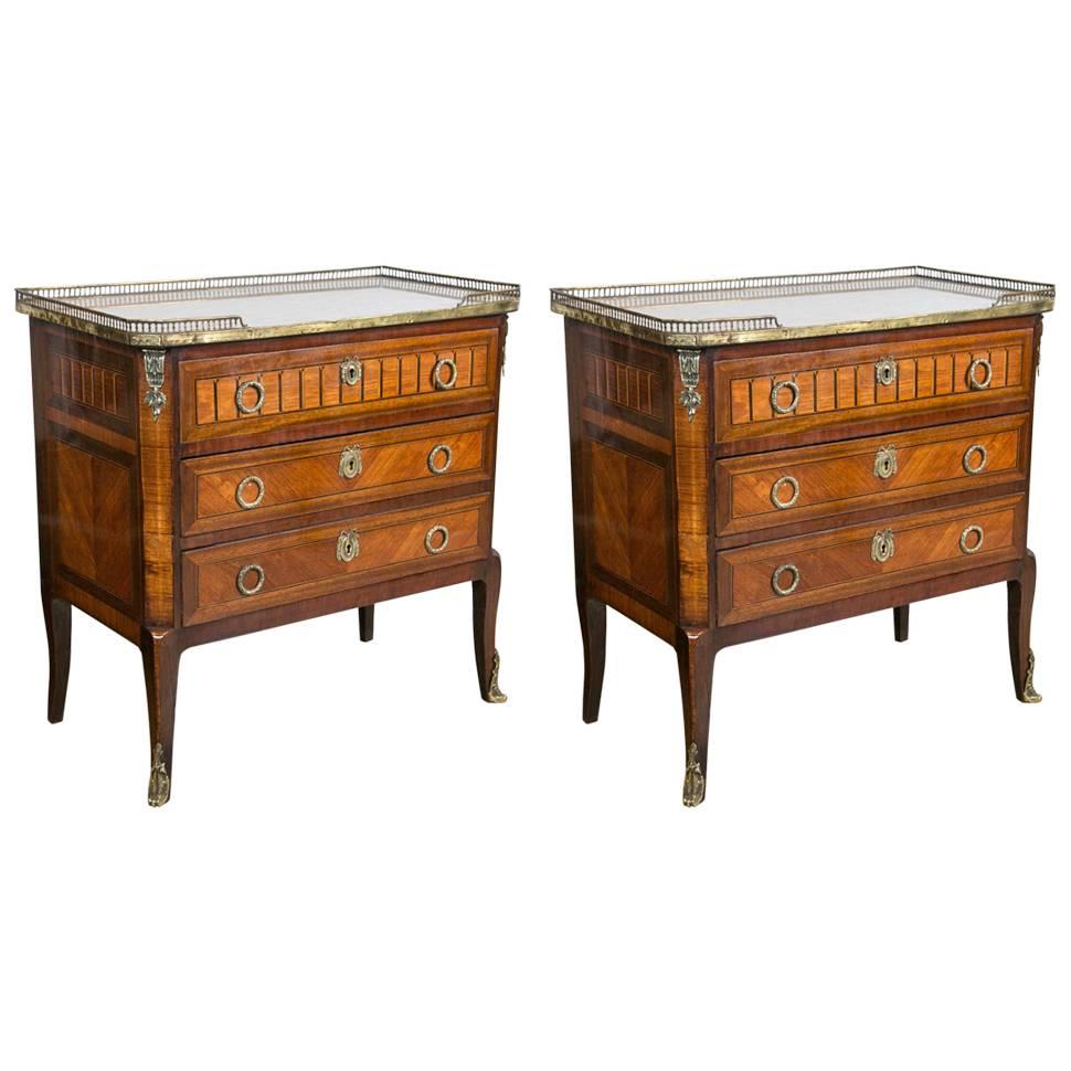 Pair of French Louis XVI Style Chests
