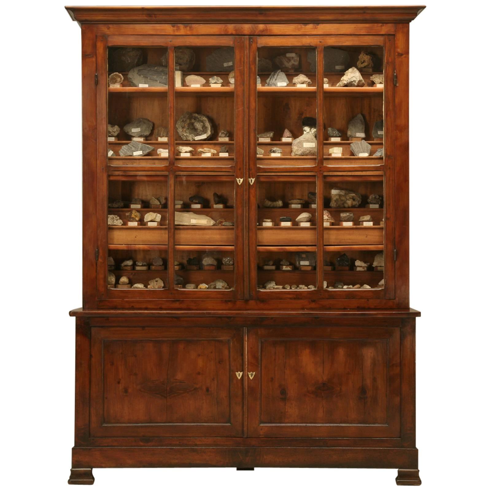 French Specimen Cabinet or Bookcase, circa 1891