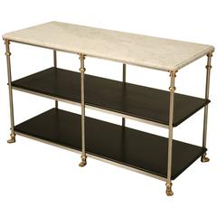 French Industrial Inspired Kitchen Island