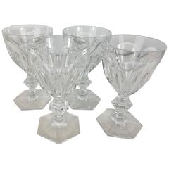 Four Baccarat Harcourt Goblets