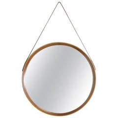Swedish Teak Mirror by U. & O. Kristiansson for Luxus