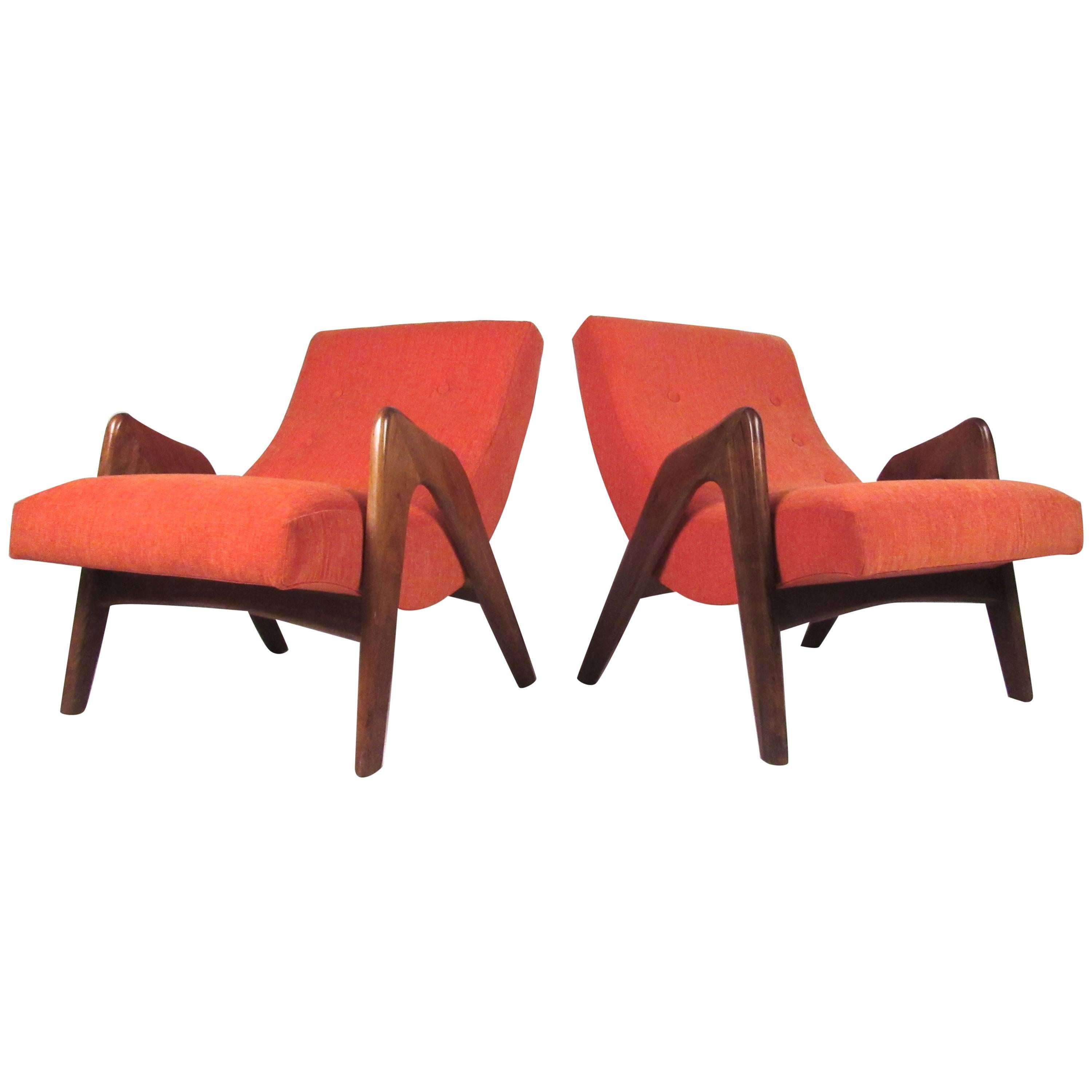 Mid-Century Modern Adrian Pearsall Lounge Chairs