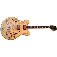 Epiphone Sheraton Guitar Autographed by Les Paul, Chuck Berry and More