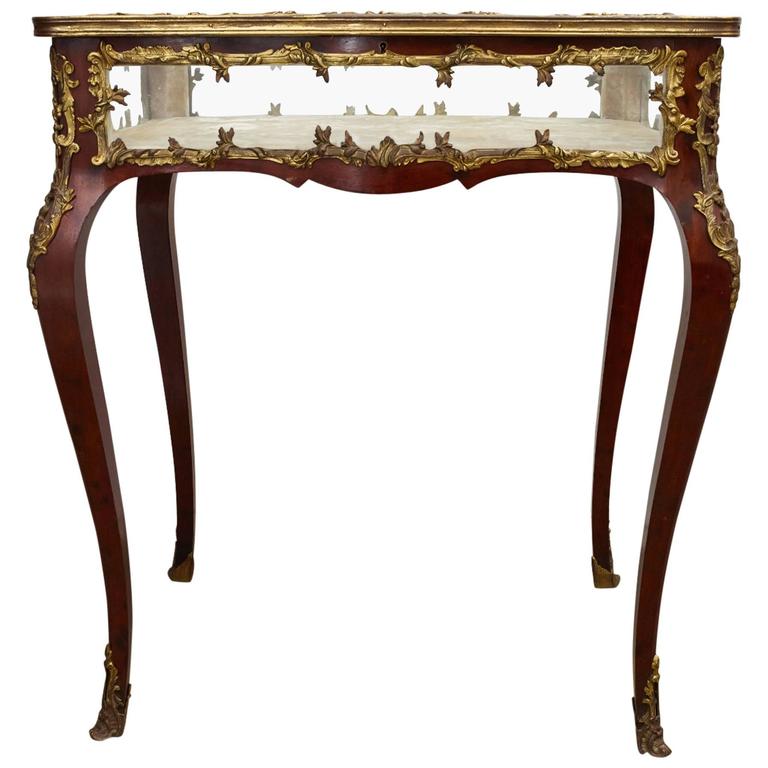 19th Century Rosewood Display Case, France at 1stDibs