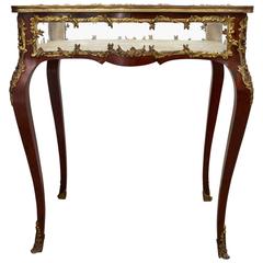 19th Century Rosewood Display Case, France 4