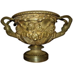 Antique Warwick Vase Model in Bronze
